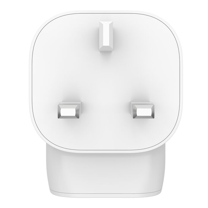 PPS USB-C PD + USB-A  37W 快速家用充電器, 白色的, hi-res