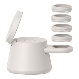 Modular Charging Dock with Qi2 25W, Sand, hi-res