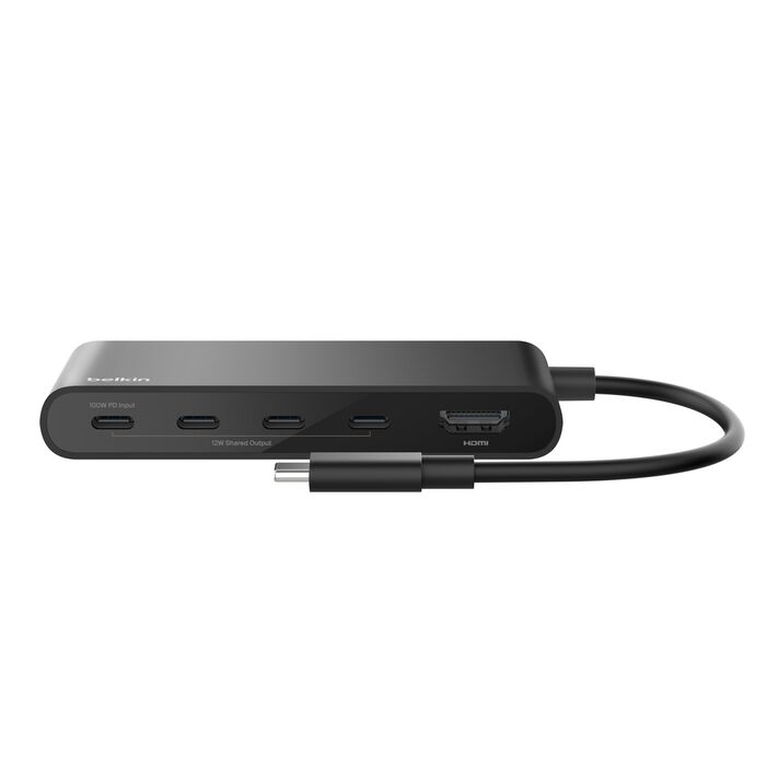 USB-C 5合1 集線器 (支援 4K HDMI), Black, hi-res
