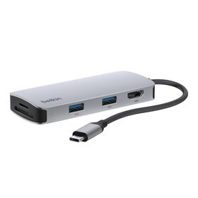 USB-C 5 合 1 多連接埠轉接器/集線器, , hi-res