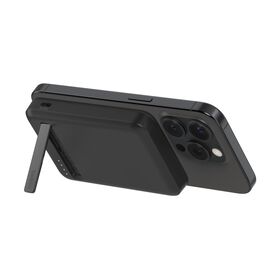 5000 mAh Qi2 磁吸無線充電行動電源, Black, hi-res