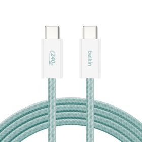 USB-C 至 USB-C 連接線 240W, 绿色, hi-res