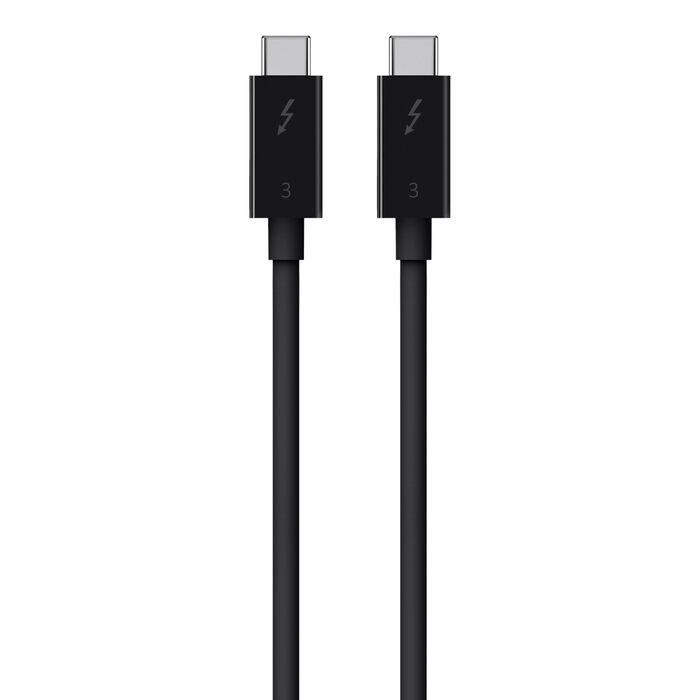3 連接線 (USB Type-C, 100W / 0.8米), Black, hi-res