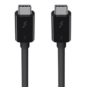 3 連接線 (USB Type-C, 100W / 0.8米), Black, hi-res