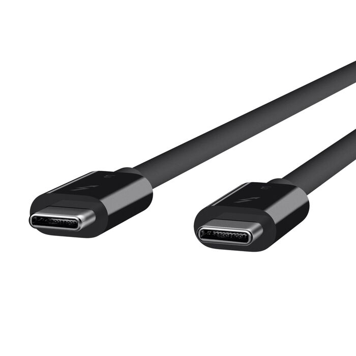 3 連接線 (USB Type-C, 100W / 0.8米), Black, hi-res