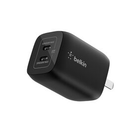 Dual USB-C Wall Charger 65W for Nintendo Switch 2, Black, hi-res