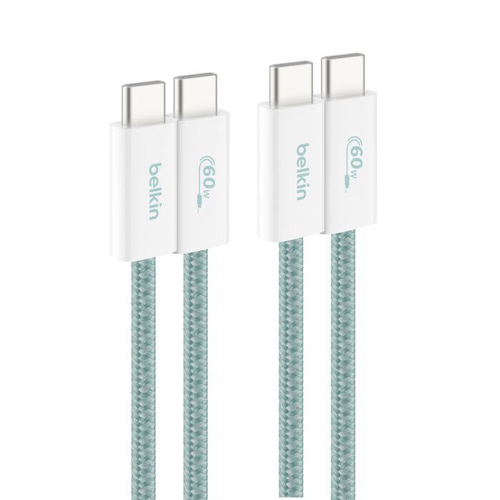 USB-C 至 USB-C 連接線 60W, 绿色, hi-res