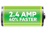 Belkin BSV604 6 位 2 米防雷保護拖板連 2 個 2.4A 共用 USB 充電端口，附價值HK$20 000 的連接裝置保養服務