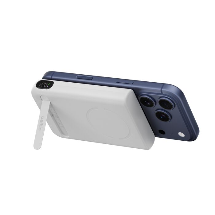 行動電源 10K + 磁吸環, 白色的, hi-res